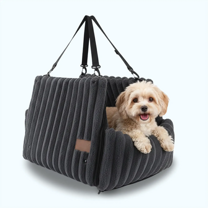 MrFluffyFriend™ - Safe & Cozy Dog Car Seat
